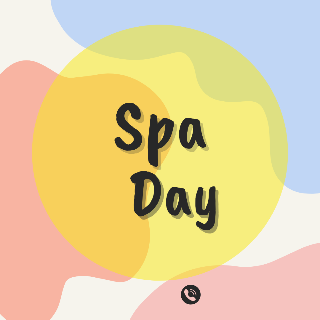 Spa day graphic
